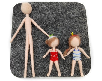 3 Size Skeleton Needle Felted Body for Fairy, for Your Felting Project, Save Time, Easy for Beginner Needle Felting Supplies