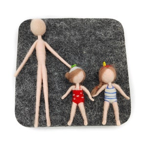 3 Size Skeleton Needle Felted Body for Fairy, for Your Felting Project, Save Time, Easy for Beginner Needle Felting Supplies