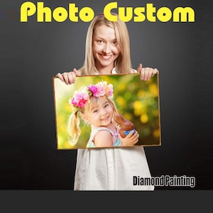 Diamond Art Custom Christmas Gift - Easy For Beginners - Enough Accessories and Tools