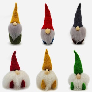 Gnome Needle Felting Kits 6 inch DIY Craft Kit for Beginner Gift Craft Kit for Mother&#39;s Day