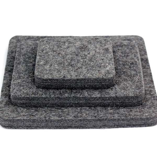 Woolen Needle Felting Mat Eco-Friendly Natural Wool Mat for Needle Felting Kit