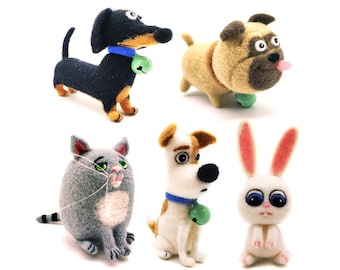 5 Pack Needle Felting Starter Kit - Including Video for Beginners Christmas Gift