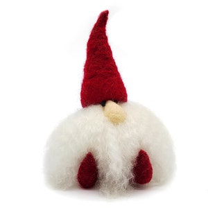 Gnome Felting Kit for Beginners 4 inch Gnomes Ornaments Kit Include Everything to Make Mother&#39;s Day Gifts