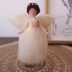 Guardian Angel Fairy Needle Felting Kit Craft Kit for Mother&#39;s Day with Wool, Felting Mat, Needles and Video - 6inch (15cm)