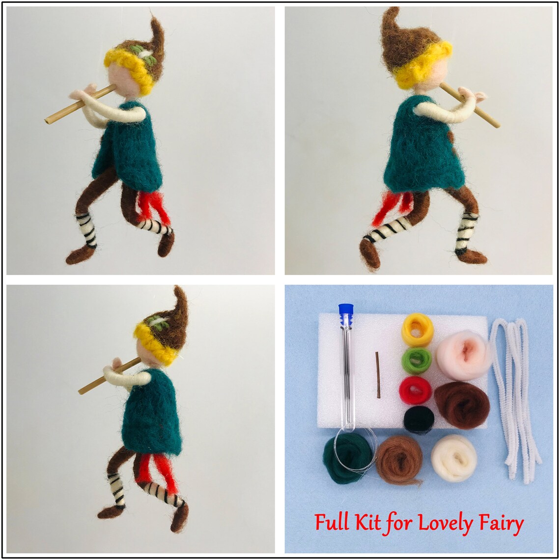 Fairy Needle Felting Kit Craft kits for adults felting Etsy