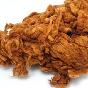 100g Dark Brown Curl Wool Roving Super Soft Wholesale Wool Top Roving Fiber for Needle Felting Kits