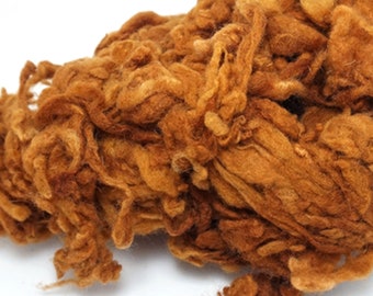 100g Dark Brown Curl Wool Roving Super Soft Wholesale Wool Top Roving Fiber for Needle Felting Kits