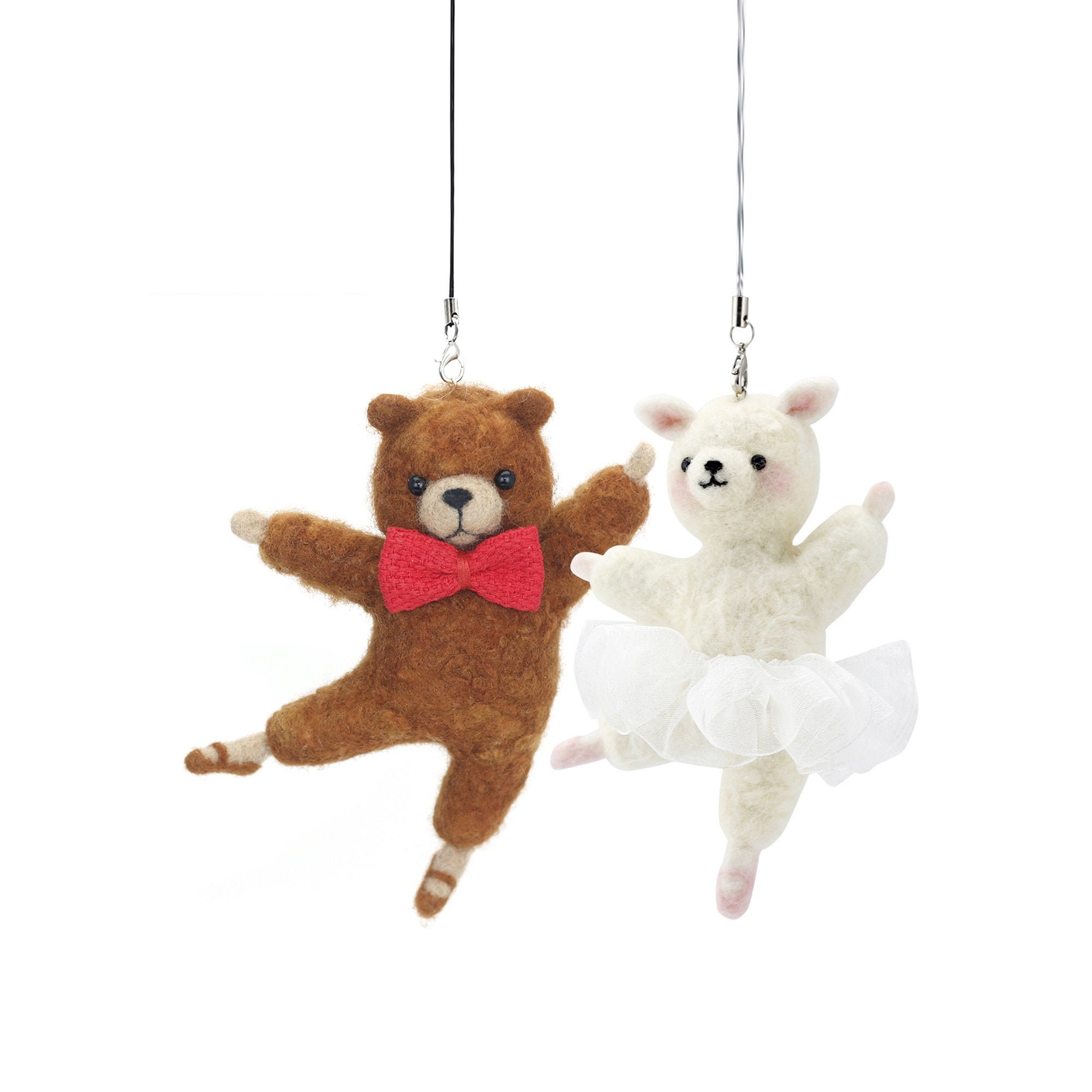 4x Shiba Inu Nadelfilz-Set – DIY Bastelset Für Anfänger Mit Allem Zubehör Zum Filzen