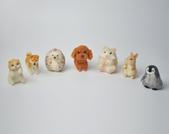 2024 Animal World Needle Felting Kits - They Are Friends Series - DIY Craft Kit for Beginner Christmas Felting Craft