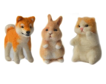 Animal Needle Felting Kit – DIY Craft, Beginner Friendly