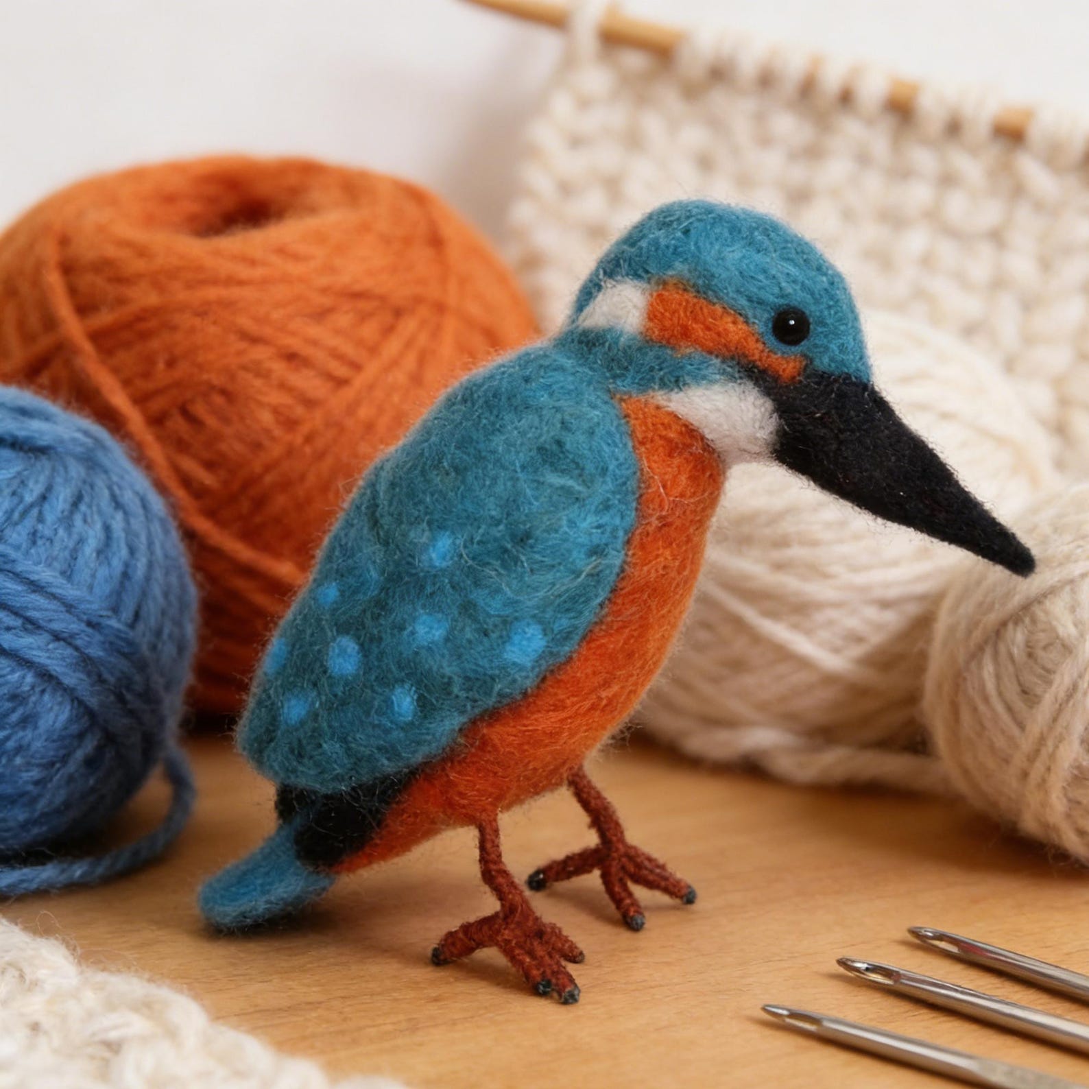 4 Bird Options Needle Felting Kits for Beginners Full Kit DIY a Bird ...