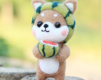 Shiba Needle Felting Kit Gift Box – DIY Craft Supplies for Beginners