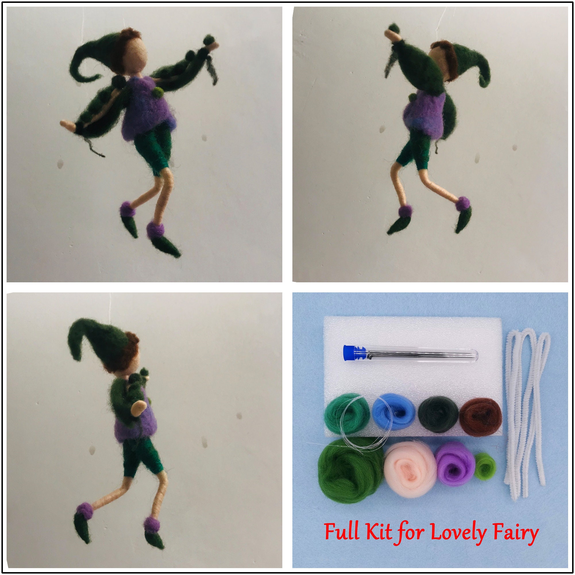 Fairy Needle Felting Kit Craft Kits for Adults Felting Etsy