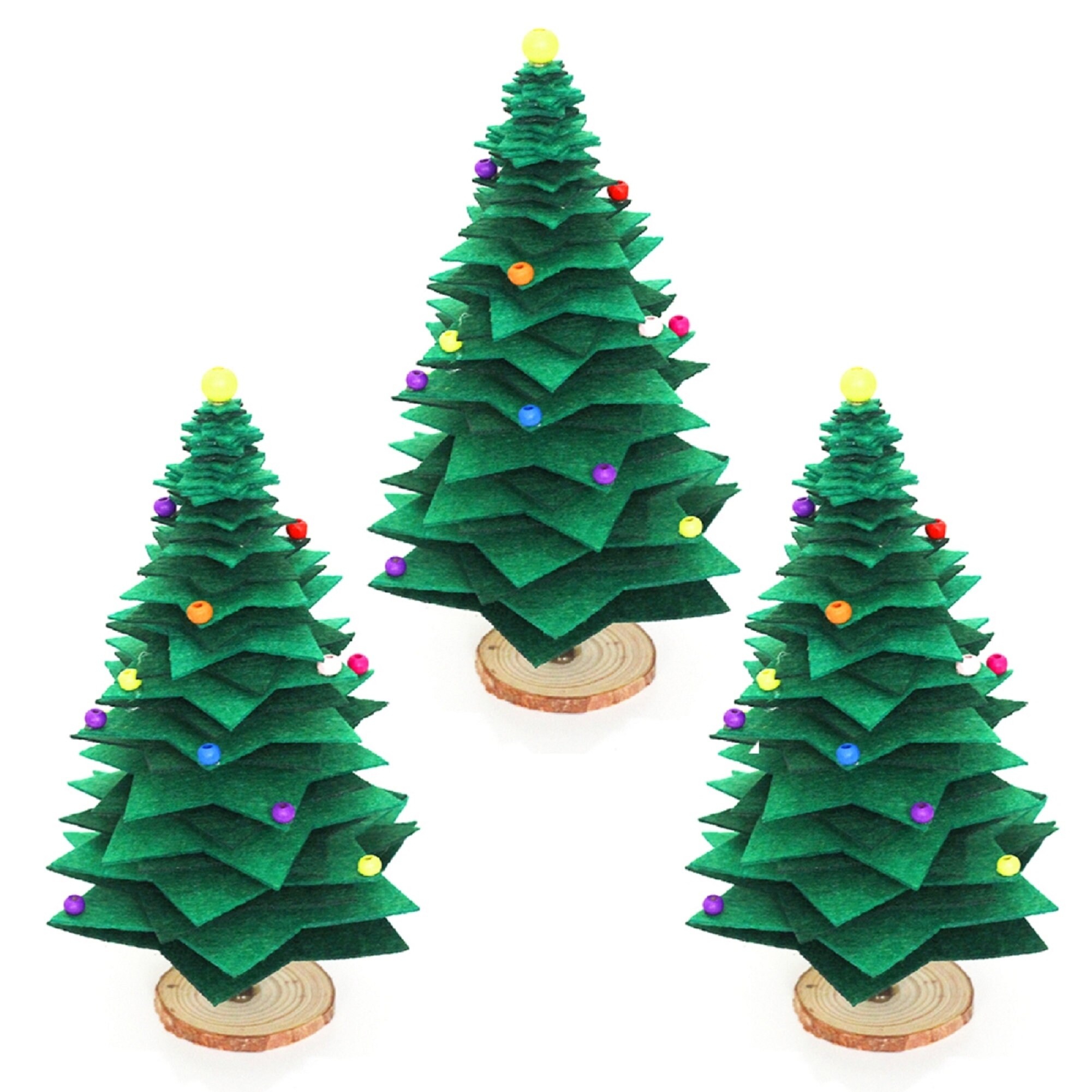 Christmas Tree Felt Kit for Kids Easy for Beginners Place on Etsy