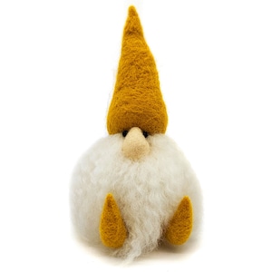 Valentines Day Gift Gnome Kit for Beginners Needle Felting Kit 4 inch - Friendly Instruction Gift for Mom, Wedding