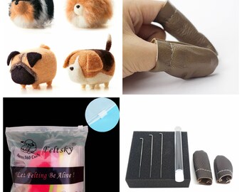 Kit de fieltro de aguja de gato con decoración de broches, incluye todos los accesorios para completar el kit con video tutorial para principiantes Kit de fieltro de aguja de gato con decoración de broches, incluye todos los accesorios para completar el kit con video tutorial para principiantes