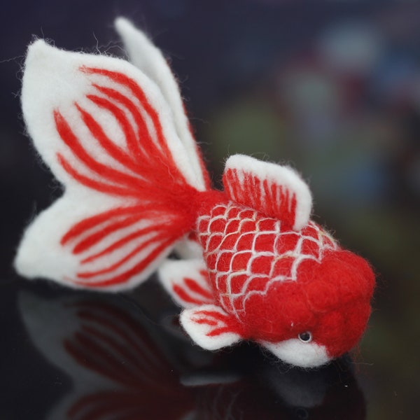 Needle Felt Goldfish Etsy