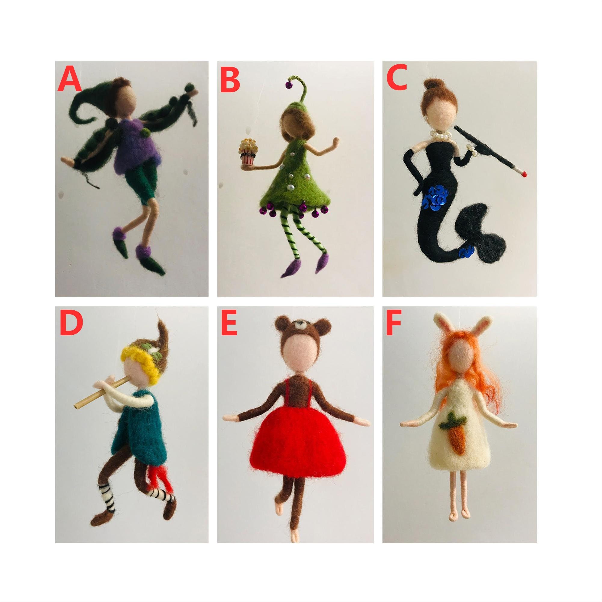 Fairy Needle Felting Kit Craft kits for adults felting Etsy