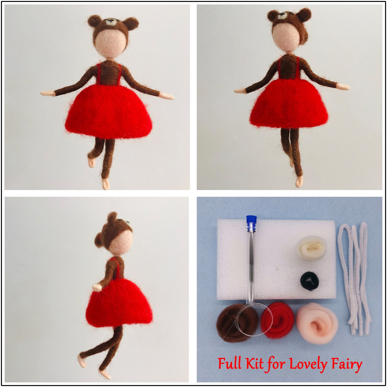 Fairy Needle Felting Kit Craft Kits for Adults Felting Etsy