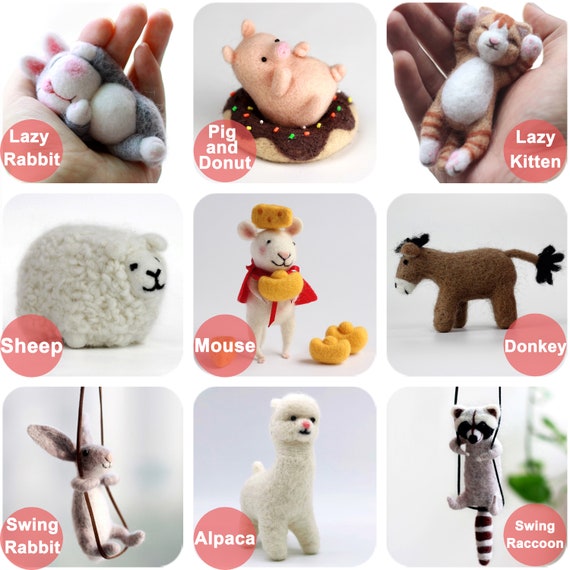 Felted sales animal kits