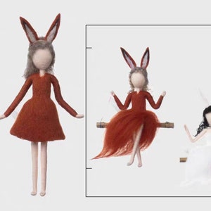 Queen Elf Needle Felting Kit For Beginners DIY Craft Kit 6 Inch Height