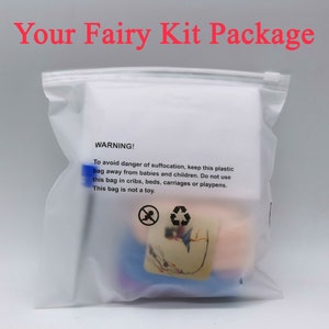 Fairy Needle Felting Kit Gift for Mom Craft Kit Felting Starter Kit with Wool, Felting Mat, Needles and Video Instruction 6inch 15cm image 5