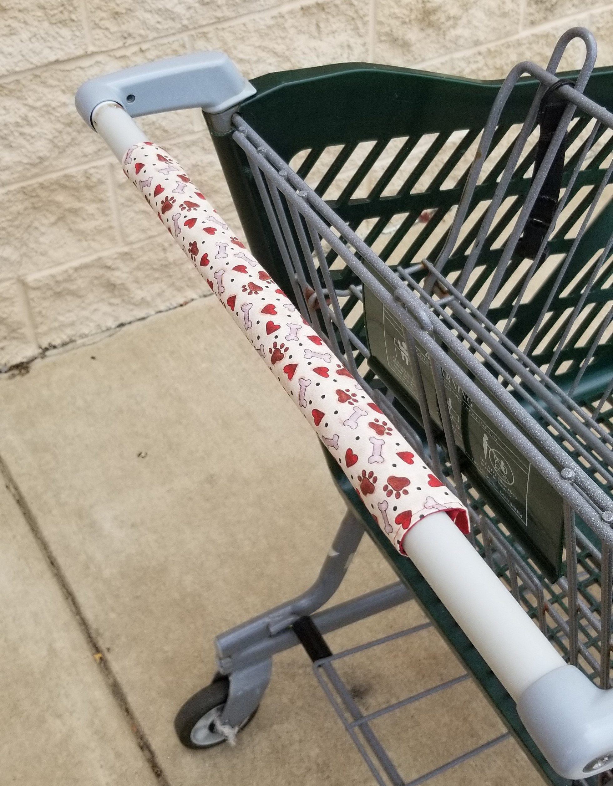 Shopping Cart Handle Covers Cherries Watermelon Denim Dog Etsy