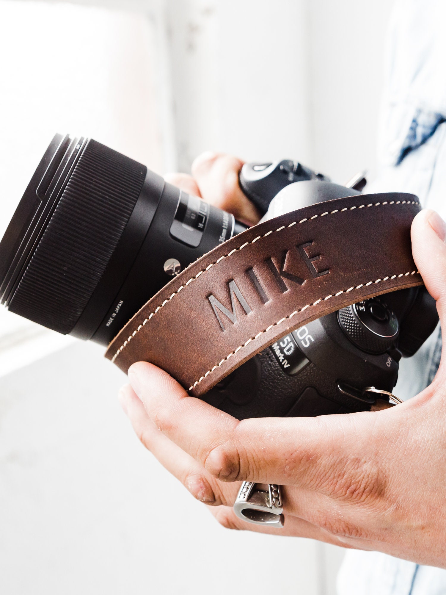 Personalized Camera Strap Leather Camera Strap Custom camera Etsy