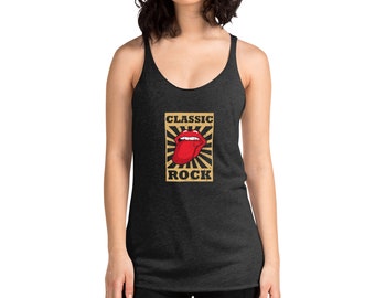 Classic Rock Stones Women's Racerback Tank