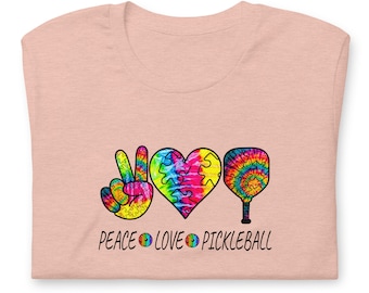 Peace Love Pickleball Unisex T-shirt