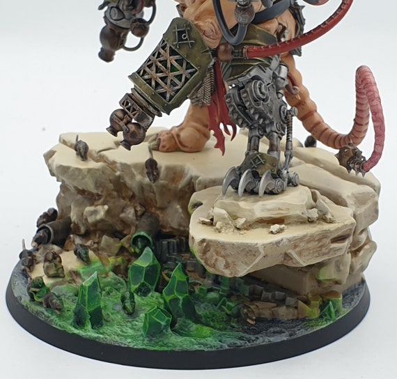 Skaven Thanquol & Boneripper Painted Miniature Model for Sale