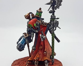 ウォーハンマー 40k スキタリイ テックプリースト ドミナス、塗装済み