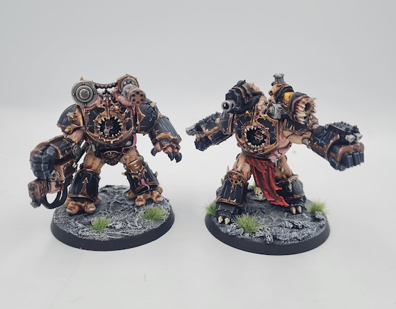 Chaos Warpforged Venomcrawler & Obliterators Painted Miniatures