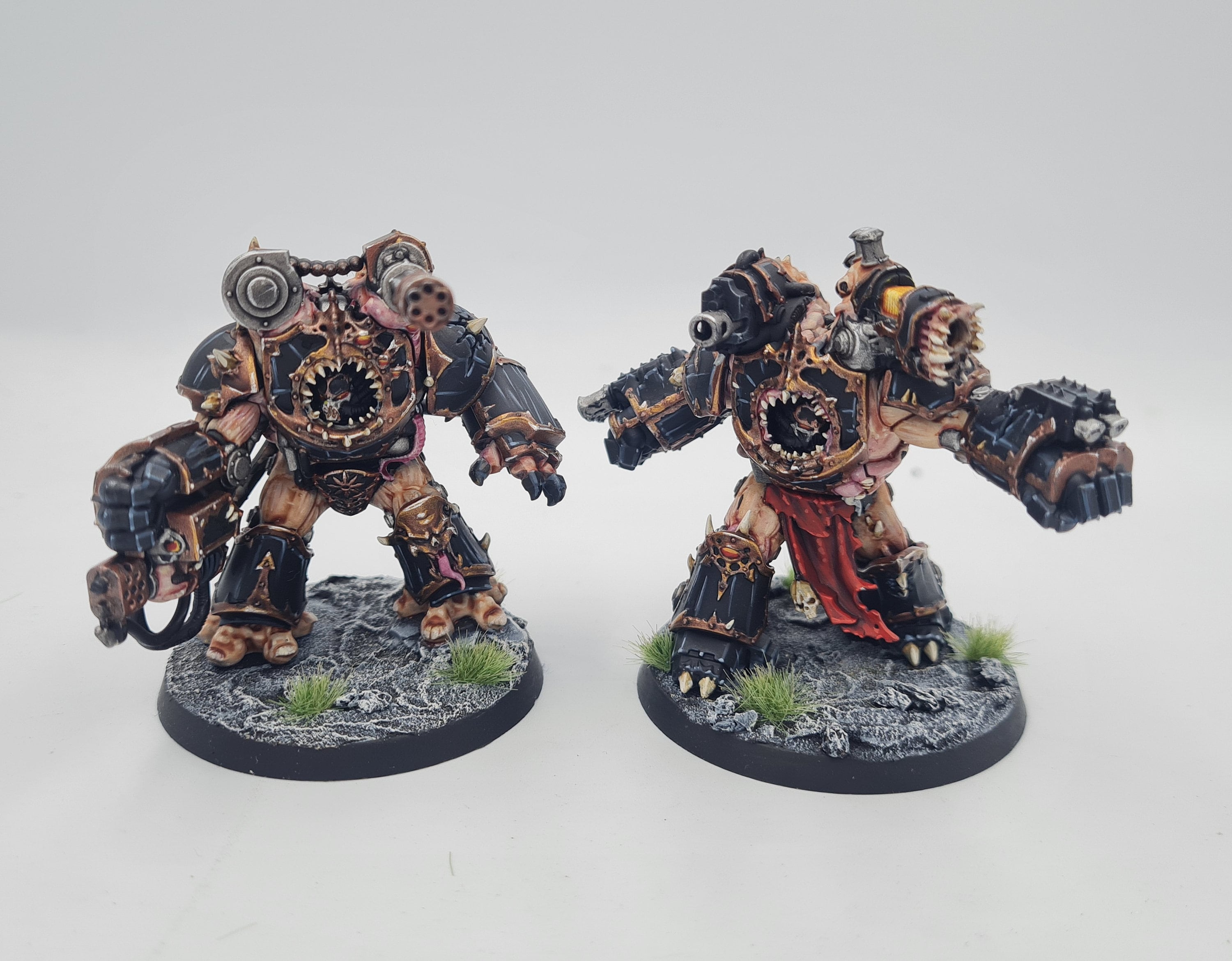 Chaos Warpforged Venomcrawler & Obliterators Painted Miniatures