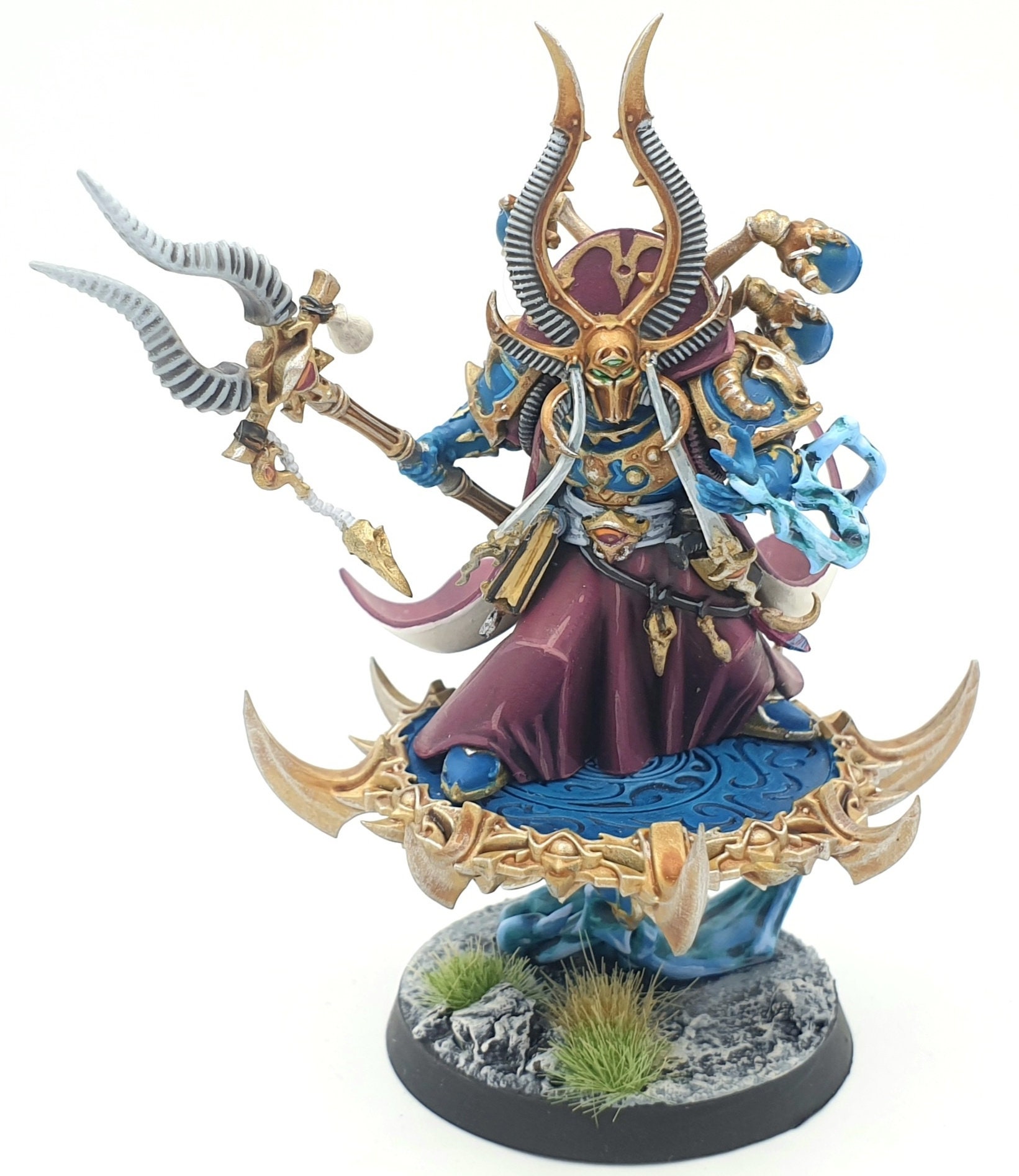 Ahriman Painted Miniature Model Warhammer 40k Thousand Sons, 40k 30k and  AOS Commissions Taken -  Hong Kong