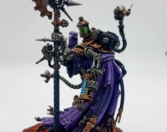 ウォーハンマー 40k スキタリイ テックプリースト ドミナス、塗装済み