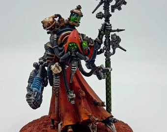 ウォーハンマー 40k スキタリイ テックプリースト ドミナス、塗装済み