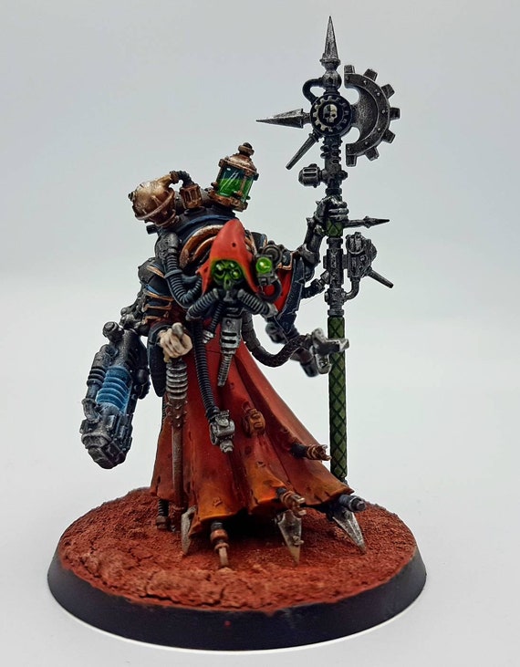 ウォーハンマー 40k スキタリイ テックプリースト ドミナス、塗装済み