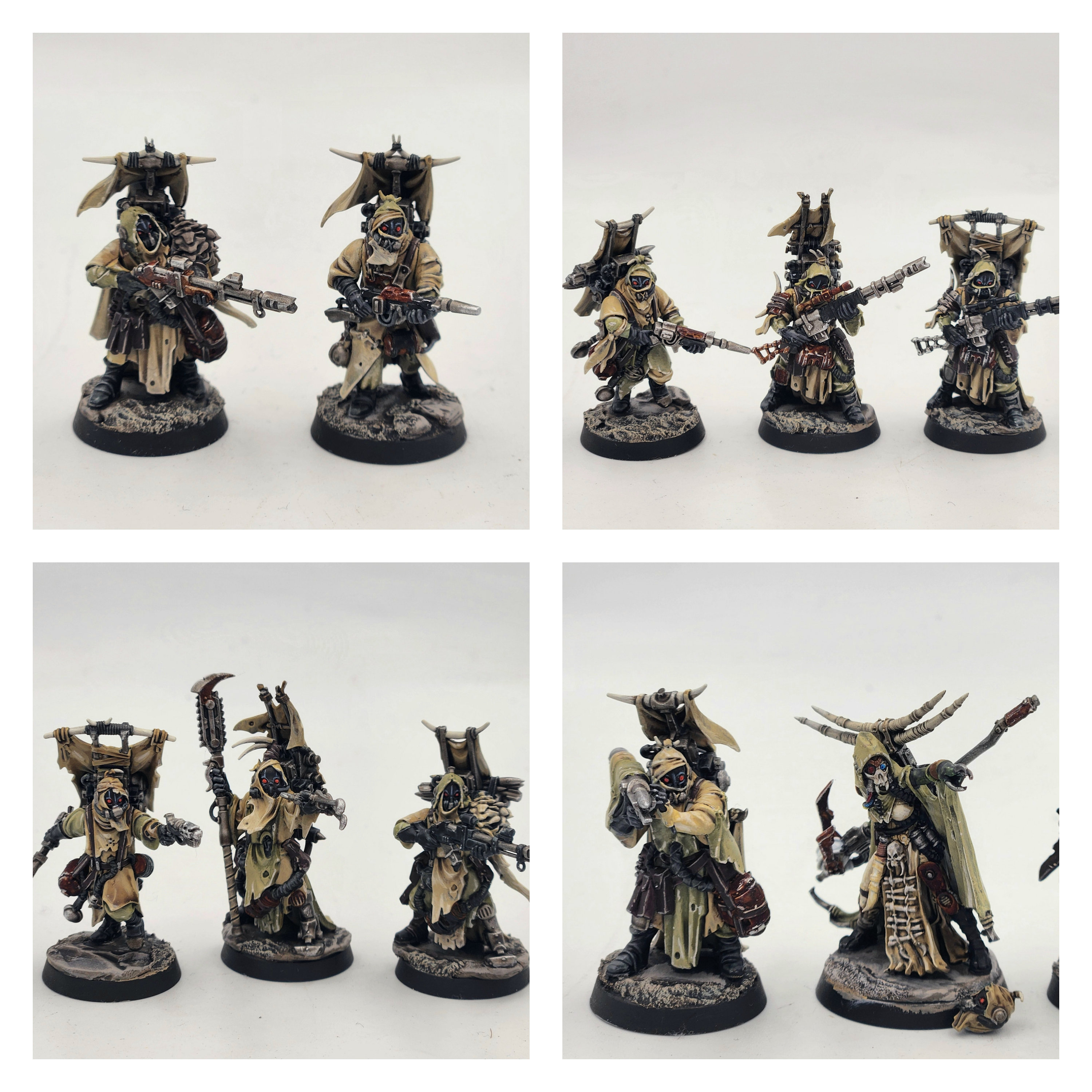 Ash Waste Nomads Necromunda Painted Miniatures Models for Sale