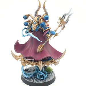 Ahriman painted miniature model Warhammer 40k Thousand Sons, 40k 30k and AOS commissions taken image 2
