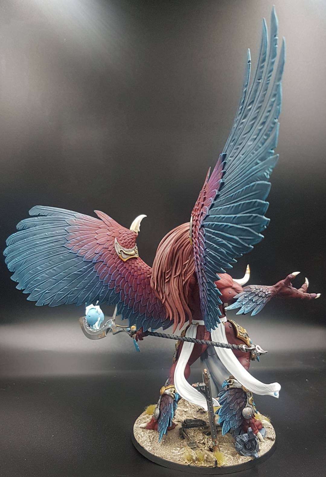 Magnus Daemon Primarch of Tzeentch Custom Painted Miniature 