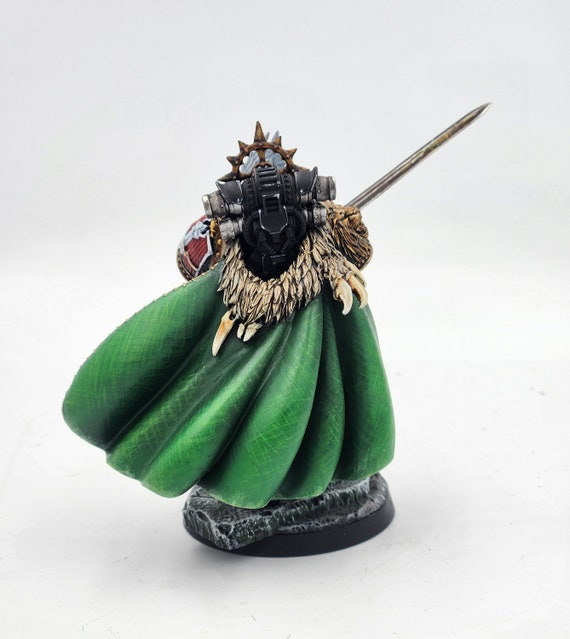 ウォーハンマー 40K ダークエンジェル　ペイント済み ライオン エルジョンソン ダークエンジェル プリマーク ペイント