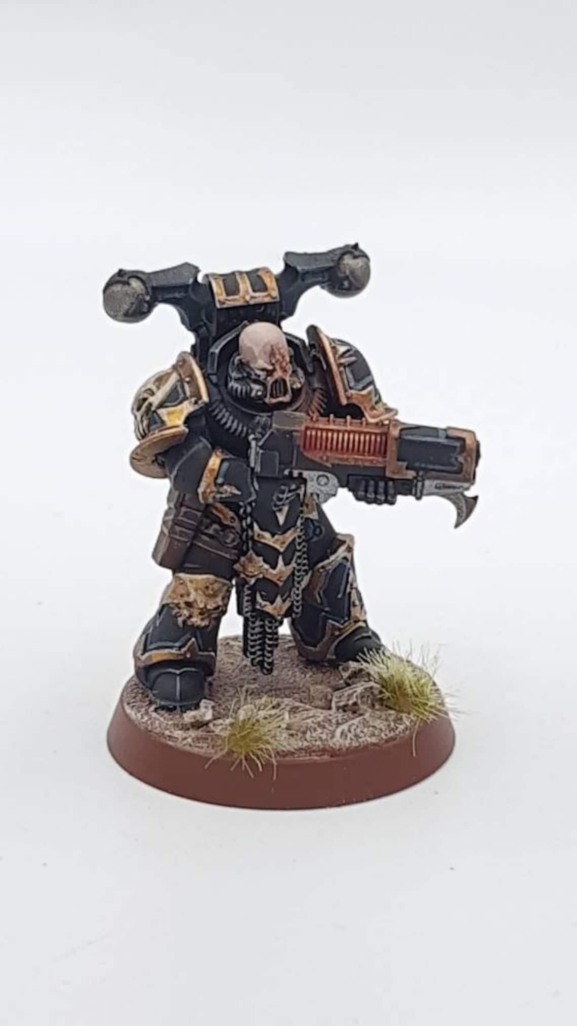 10 X Chaos Space Marine Legionaries Custom Painted Miniatures Etsy