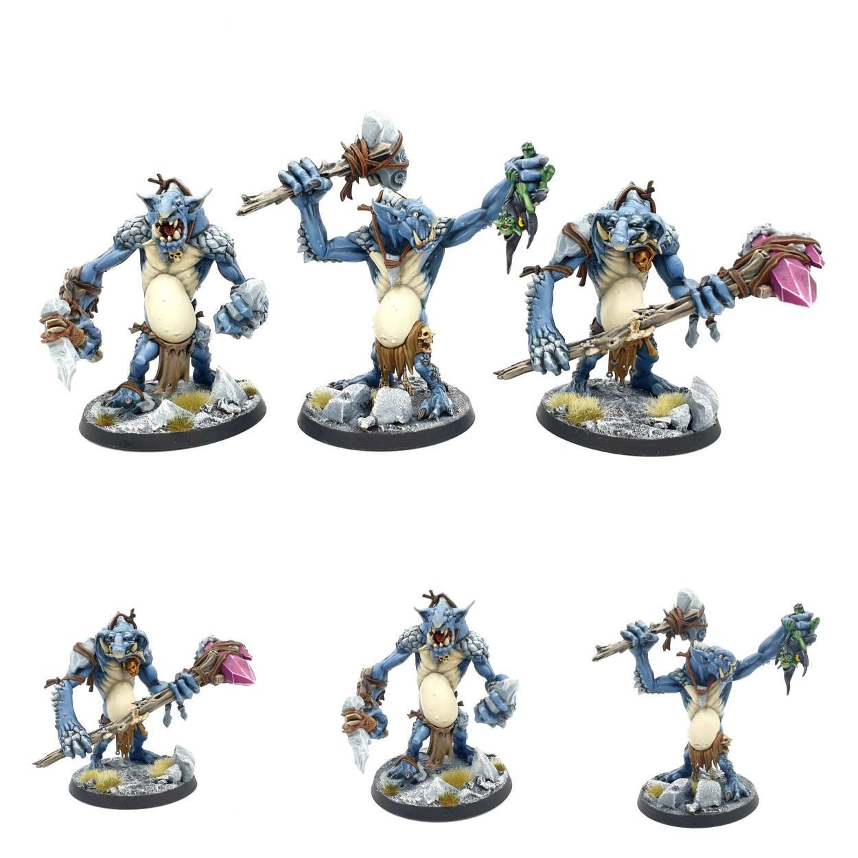 ロックガット トロゴスの塗装済みミニチュアモデル 販売中 x 3 ロックガット トロゴスの塗装済みミニチュアモデル 販売中 x 3