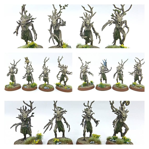 16 Dryades Sylvaneth Warhammer AoS – Figs En Plastique (incomplètes) – P-00EOV