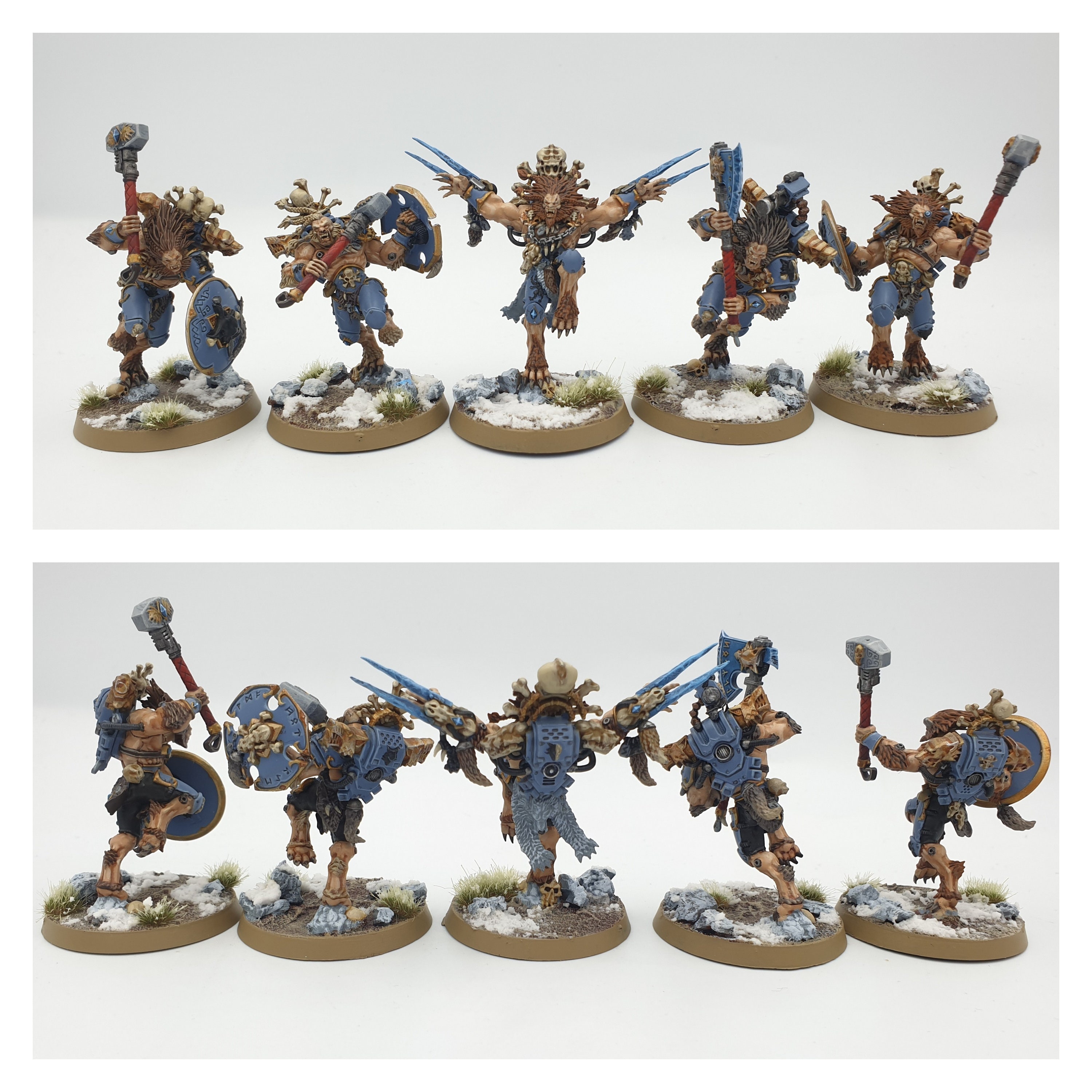 Wulfen Space Wolves Custom Painted Miniature Models, Available to Order ...