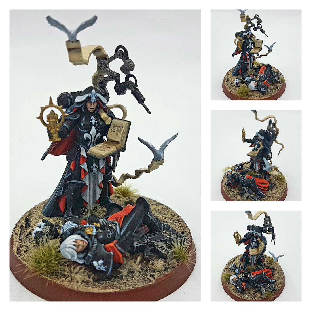 Figurine Warhammer 40K - Rhino Adepta Sororitas - Peinte Sur Commande (commission)