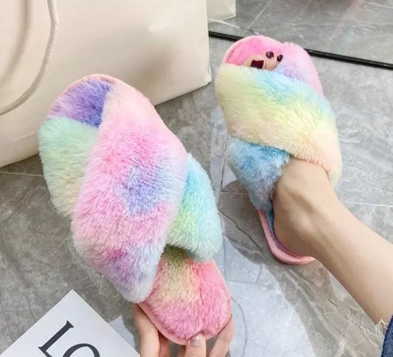 mule slippers pink