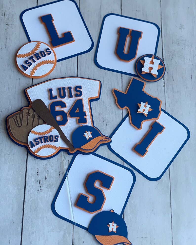 Sports Themed Cake Topper Sports Themed Name Banner Sports Etsy