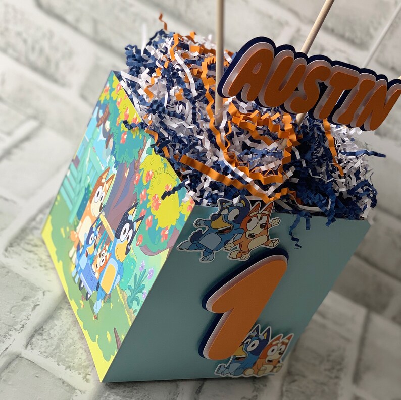 Bluey Centerpieces set of 4 Etsy